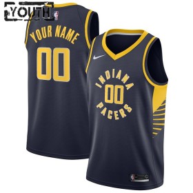 Camiseta Niños Indiana Pacers Personalizadas 2022-23 Nike Icon Edition Navy Swingman